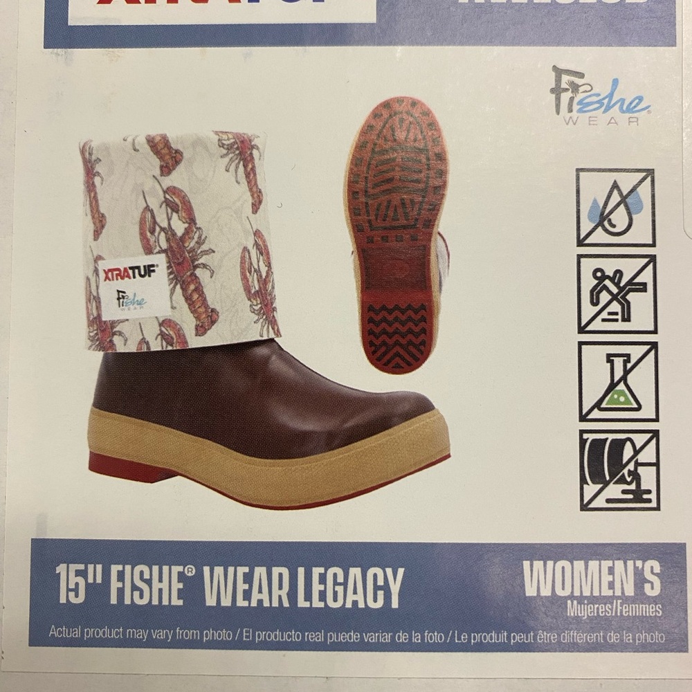 XTRATUF women’s Fishe Wear Legacy boots.  New in box .  Women’s size 5